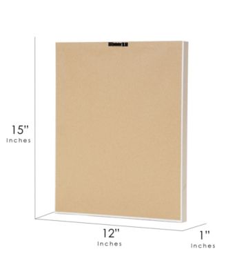 Branch Leaves in a Vase Printed Glass Wall Art, 12" x 15"