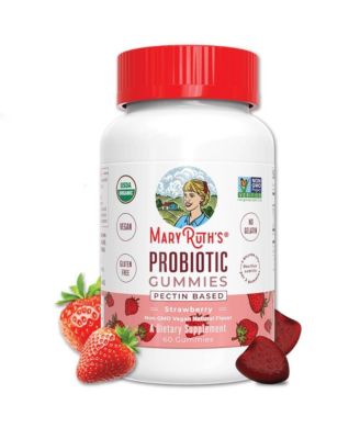 MaryRuth Organics Adult Probiotic Gummies, Strawberry, Org, 60 Ct - Macy's