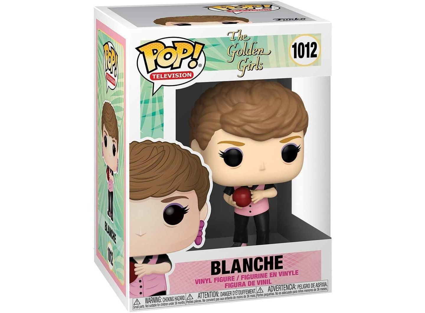 Детская фигурка Funko The Golden Girls POP Vinyl Figure Blanche (Bowling Uniform), цвет: Розовый — фото 3