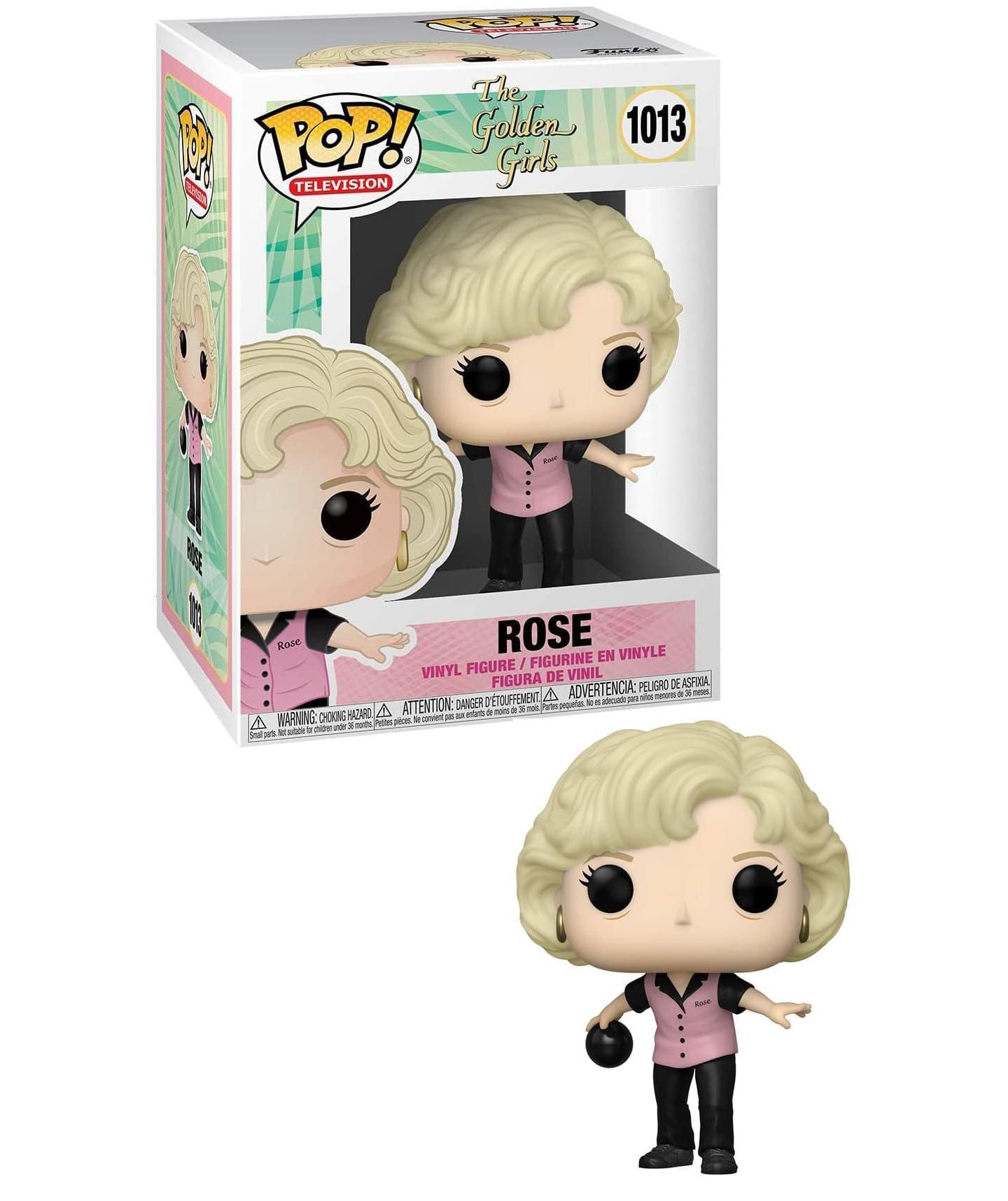 Детская фигурка Funko Pop! The Golden Girls Rose (Bowling Uniform) 3.75" Vinyl Figure, Ages 3+, цвет: Розовый — фото 1