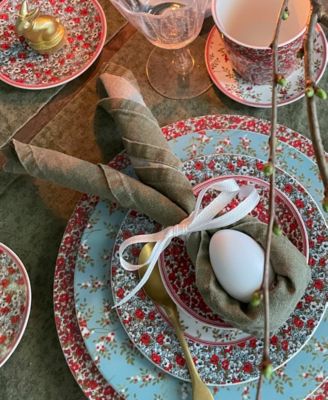 LAURA ASHLEY■①蓋付き鍋■②サラダボウル■2点セット■USED美品 CLOSEOUT! Laura Ashley Stockbridge Dinnerware Collection - Macy's