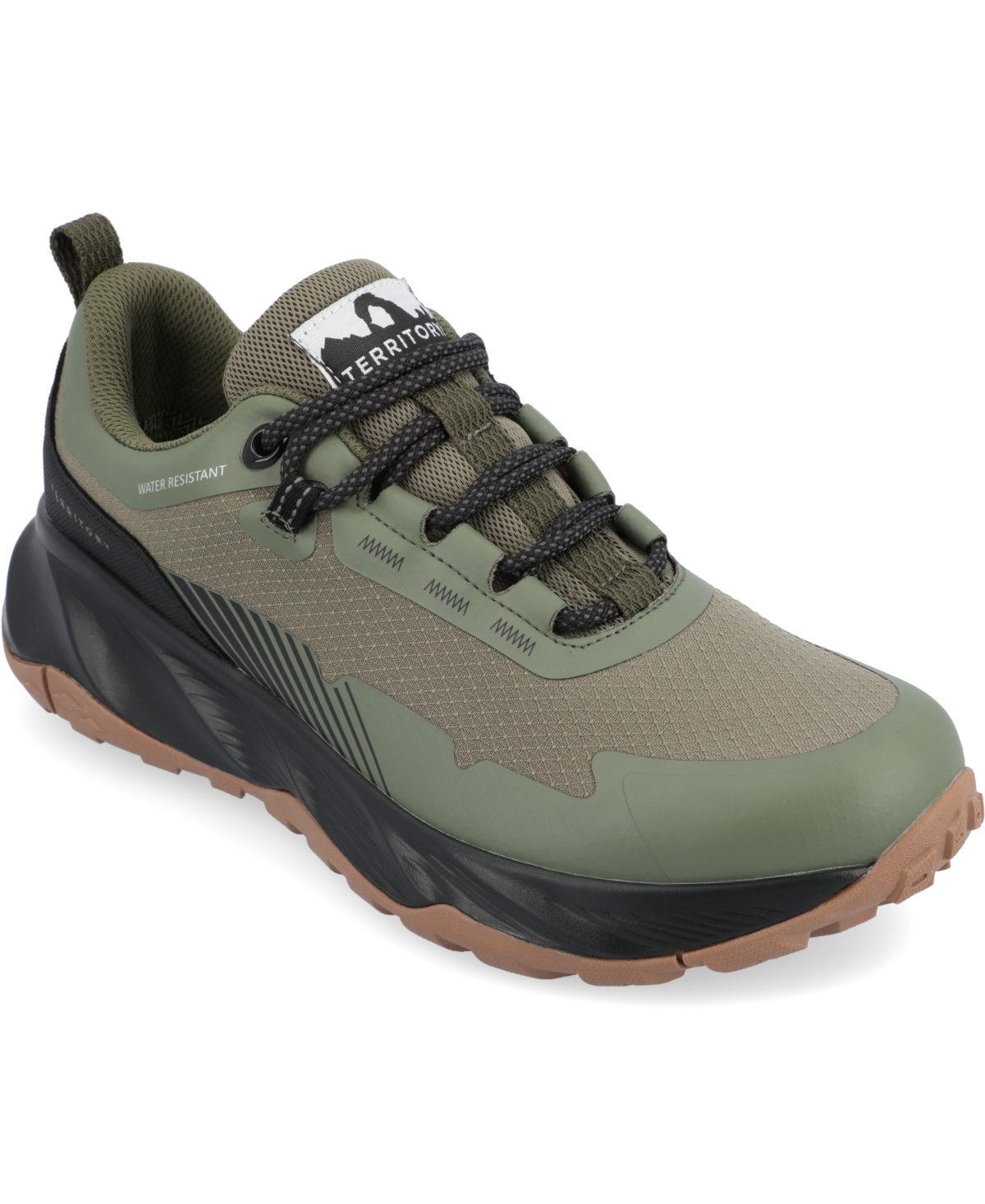 Shop Territory Men's Cascade Water Resistant Sneakers In Green