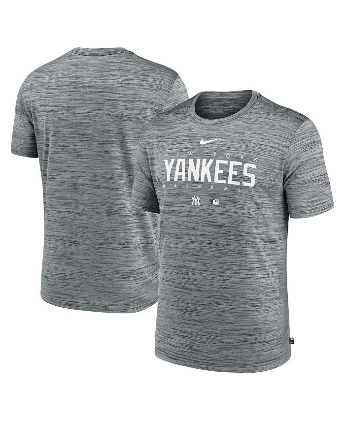New York Yankees Nike Authentic Collection Tri-Blend Performance T-Shirt -  Black