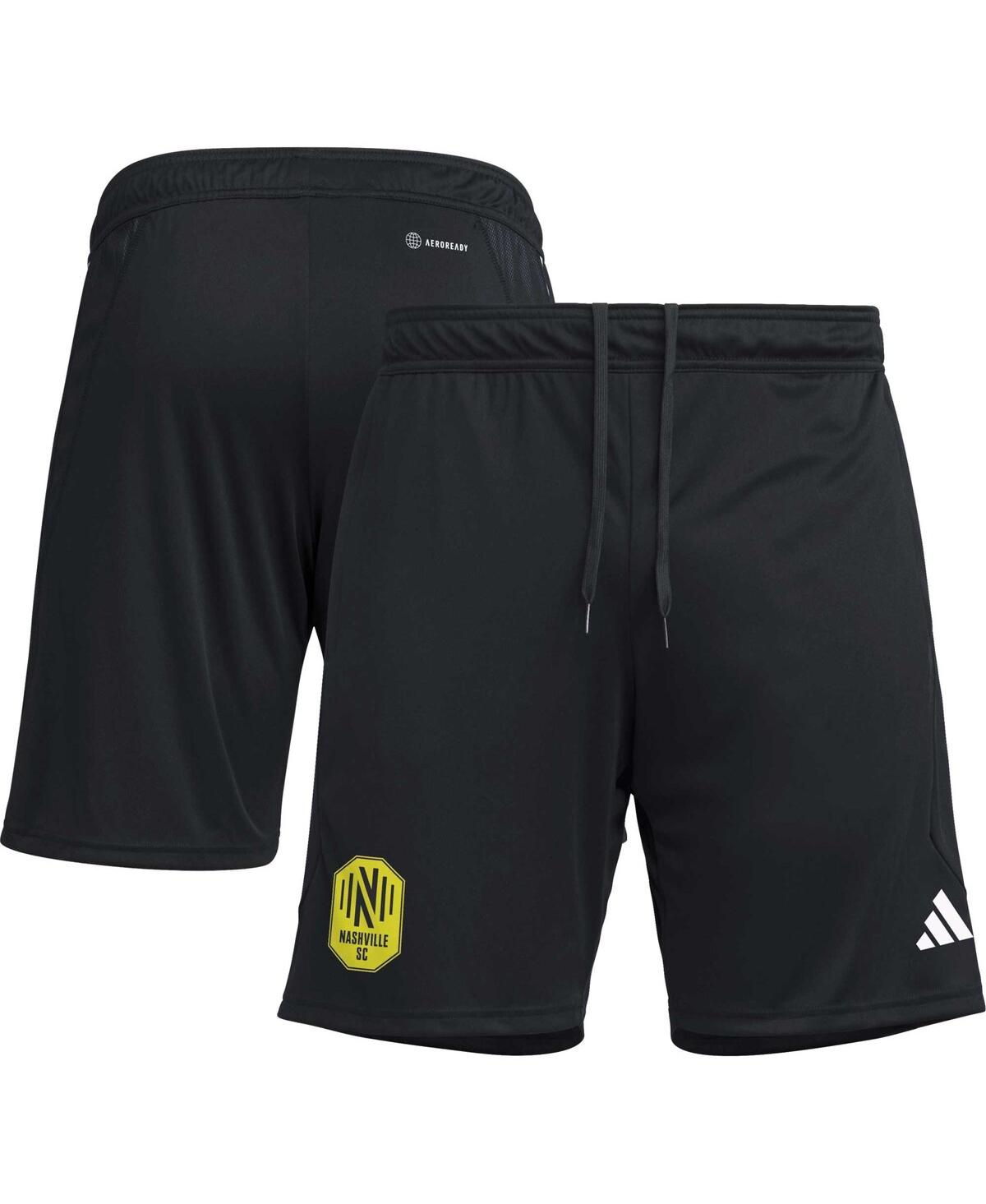 Shop Adidas Originals Men's Adidas Black Nashville Sc 2023 On-field Aeroready Training Shorts