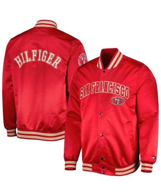 Tommy Hilfiger Men's Scarlet, Gold San Francisco 49ers Bill Full-Zip Jacket  - Macy's