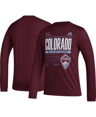 Men's Burgundy Colorado Rapids Club DNA Long Sleeve T-shirt