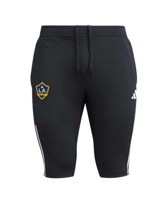 Men's Black LA Galaxy 2023 On-Field Training AEROREADY Half Pants