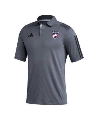 Men's Gray FC Dallas 2023 On-Field Training Polo Shirt