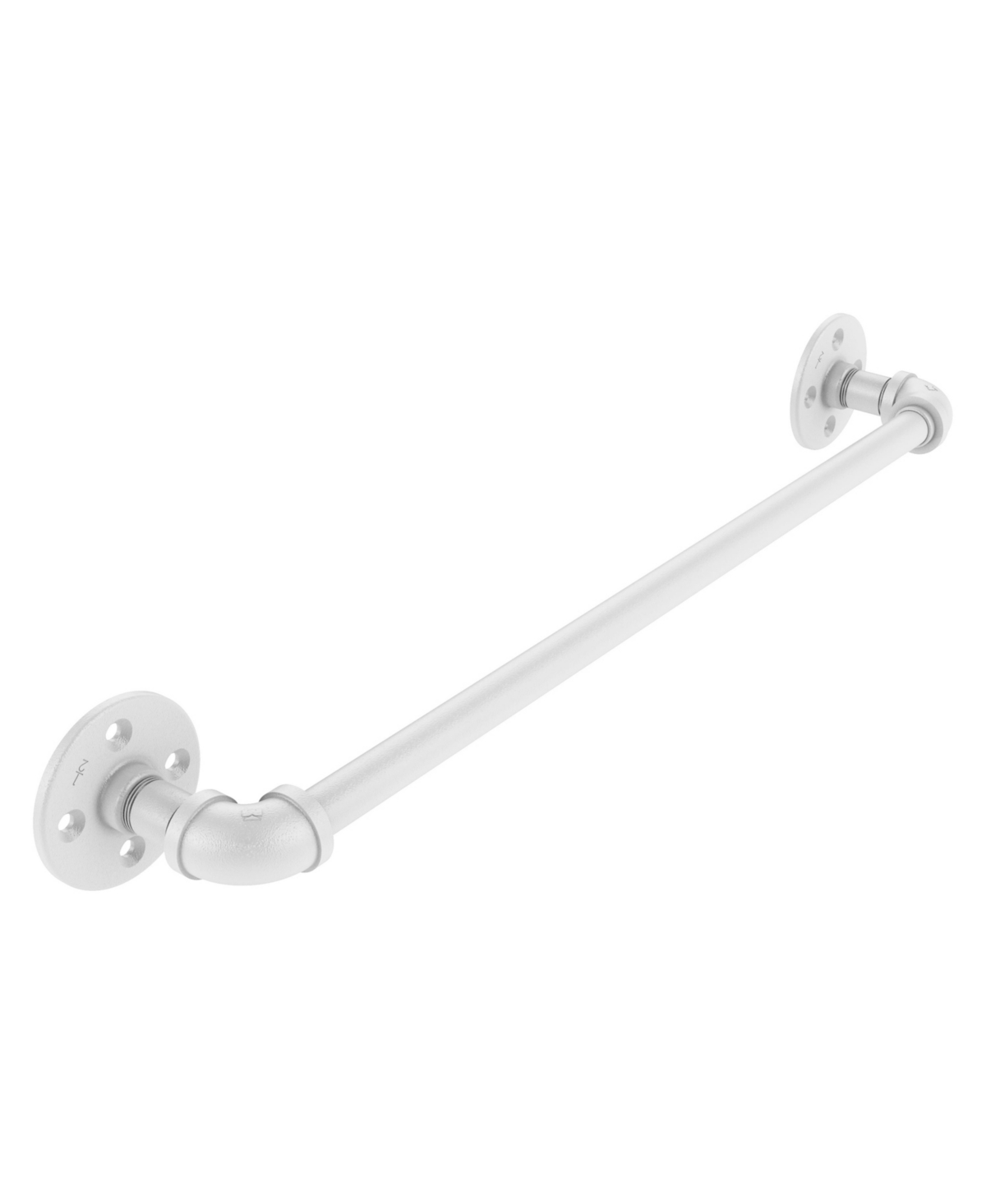 Allied Brass Pipeline Collection 30 Inch Towel Bar In Matte White