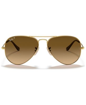 Unisex Polarized Aviator Classic Sunglasses, RB3025