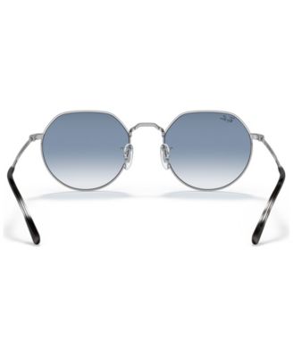 Unisex Geometric Metal Sunglasses, RB3565 JACK