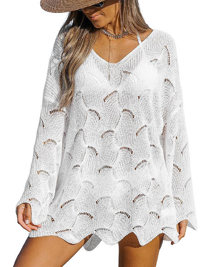 CUPSHE Women's Isabella Cutout Swim CoverUp Dress Macy's