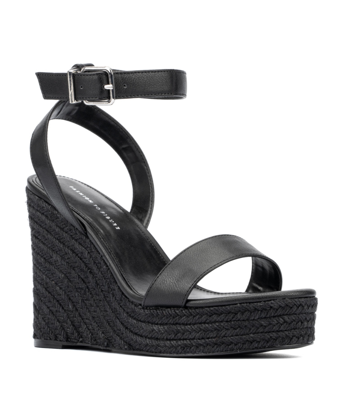 Fashion To Figure Women's Gale Wide Width Wedge Sandals