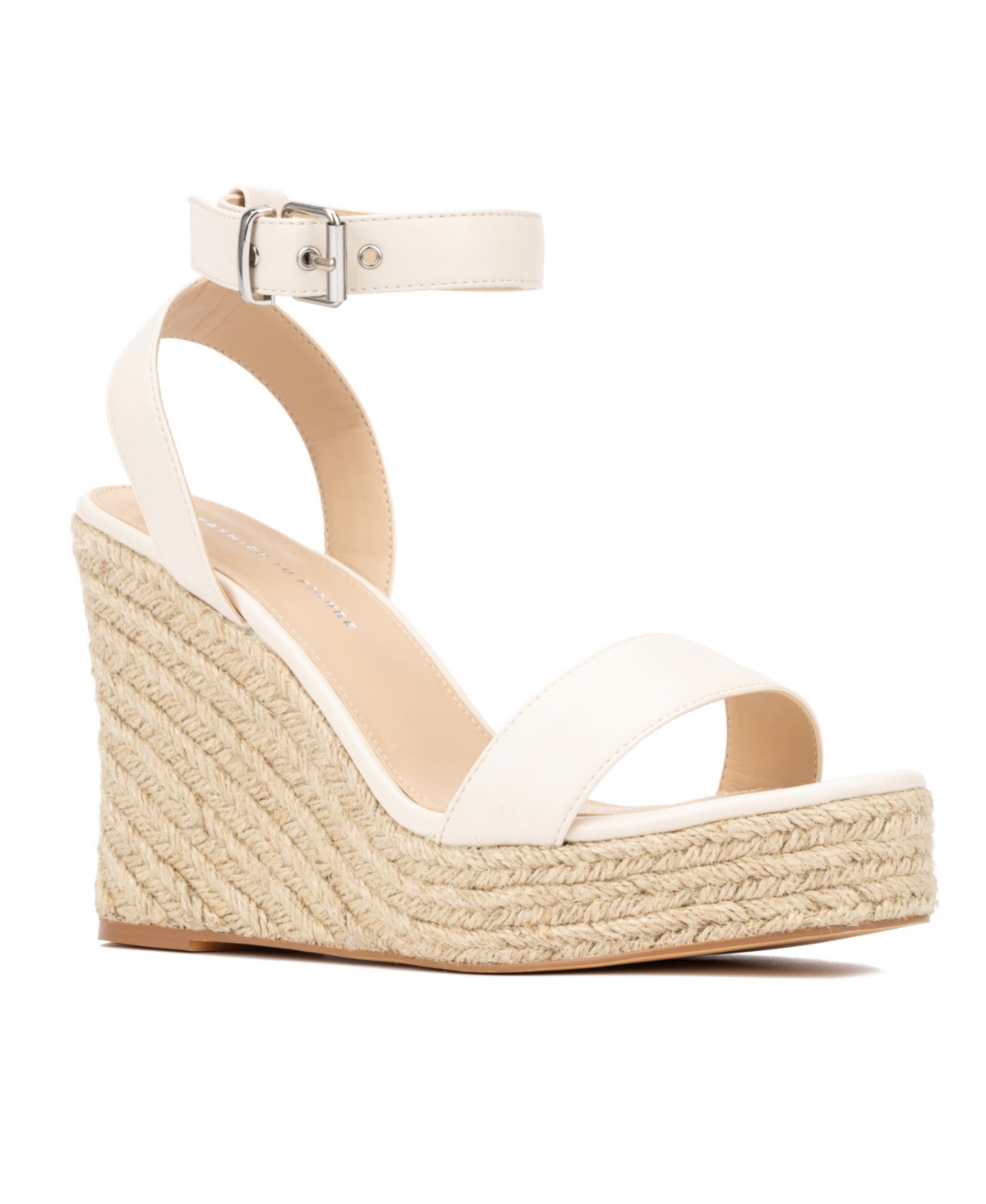 Fashion To Figure Women's Gale Wide Width Wedge Sandals