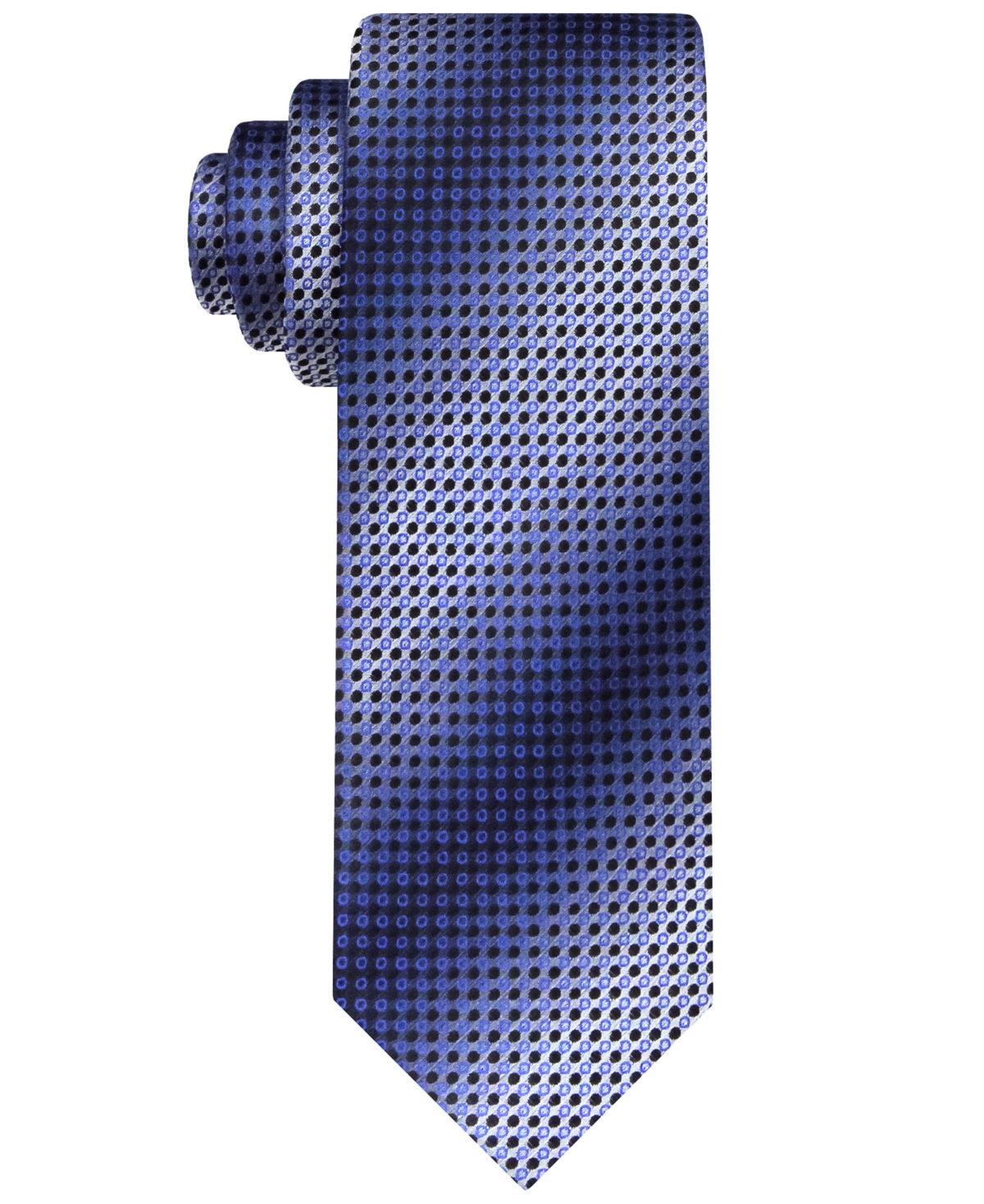 Van Heusen Men's Shaded Micro-dot Tie In Black