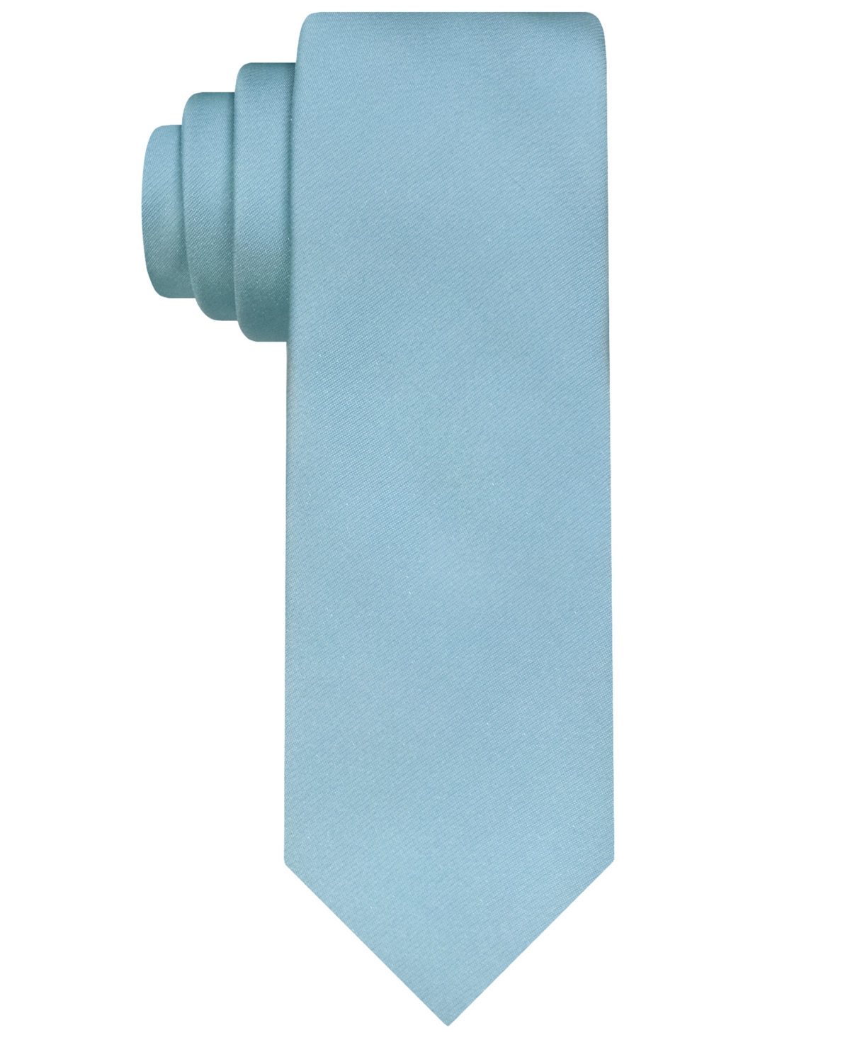 Van Heusen Men's Shaded Iridescent Solid Tie In Aqua