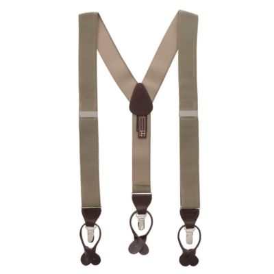 Men's Classic Solid Color Convertible Suspenders