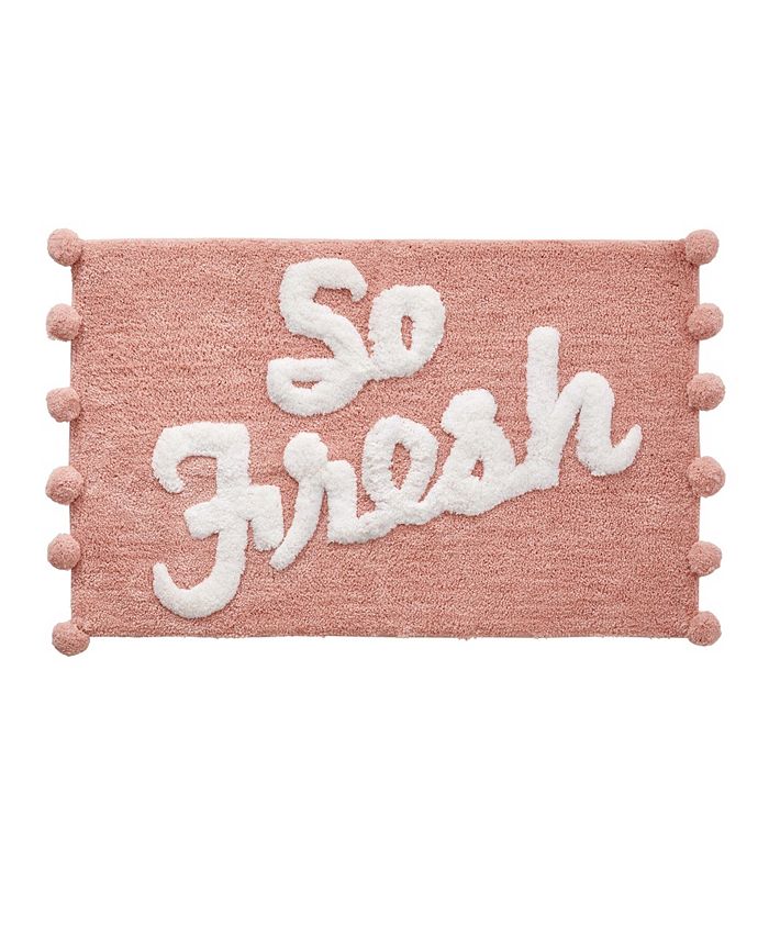 VCNY Home So Fresh Pom Pom Bath Rug Macy's