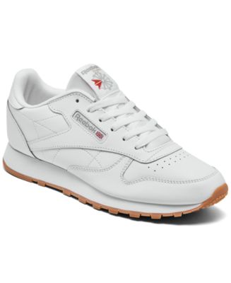 Reebok Big Kids Classic Leather Casual Sneakers from Finish Line - Macy's