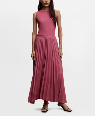 pleated dress knit 2019 Pleated Knit Midi Dress by Derek Lam 10 Crosby x RTR