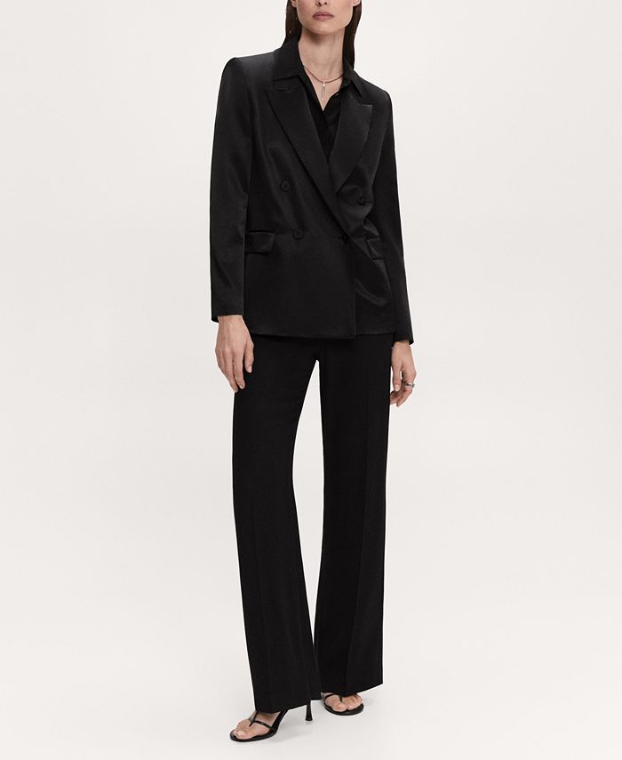 MANGO Women's Wide Leg Suit Pants Macy's