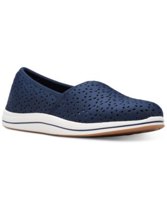 Clarks - Women's Cloudsteppers Breeze Emily Perforated Loafer Flats