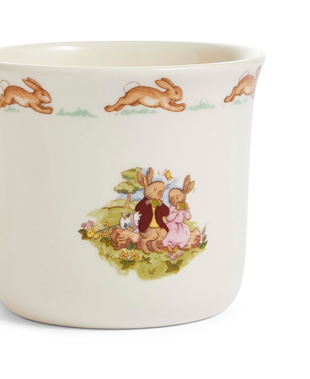 Royal Doulton Bunnykins Baby Bowl & 2 Handle Mug 2 Piece Set In Multi