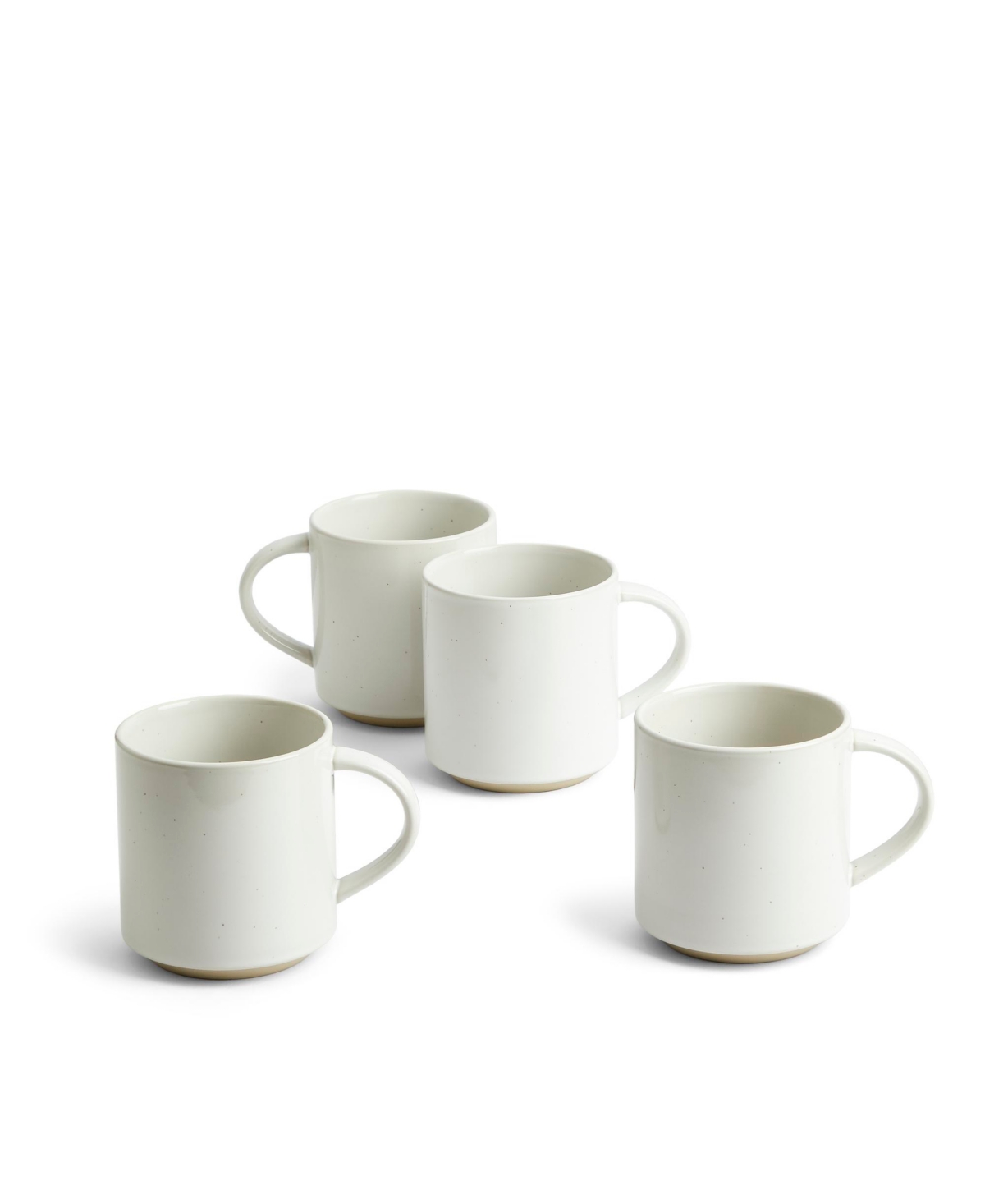 Urban Dining White Handled Mug Set of 4 - White
