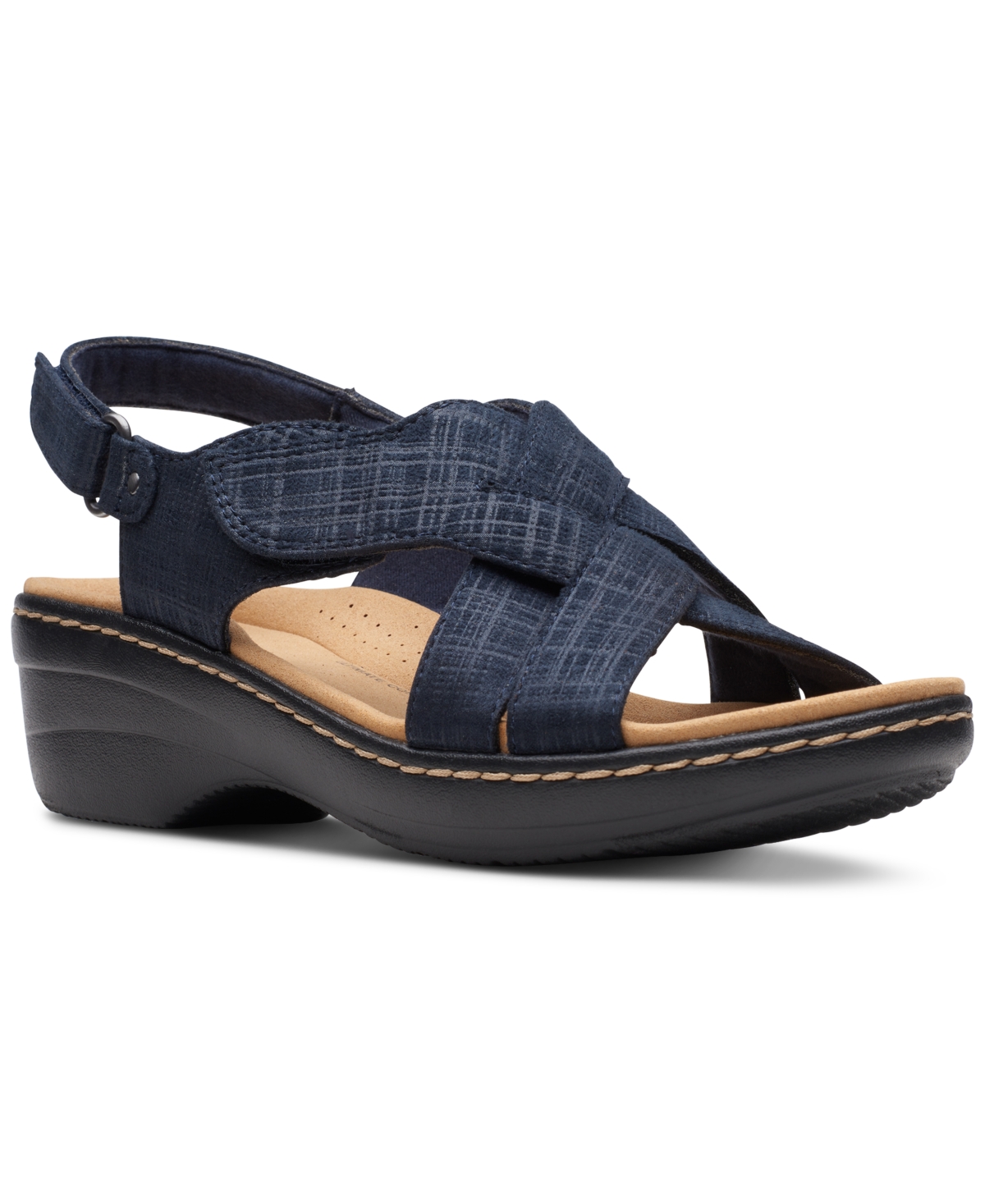 Clarks Women's Merliah Echo Slip-On Slingback Wedge Sandals Women's Shoes