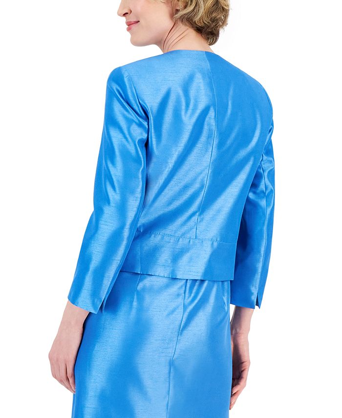 Kasper Women's Textured Seamed Jacket - Macy's