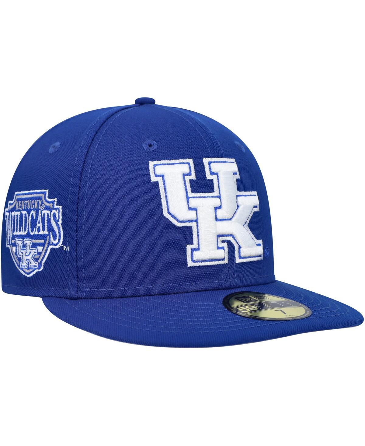 Men's New EraKentucky Wildcats Patch 59FIFTY Fitted Hat - Royal