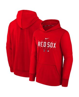 Nike Big Boys Red Boston Red Sox Pregame Performance Pullover