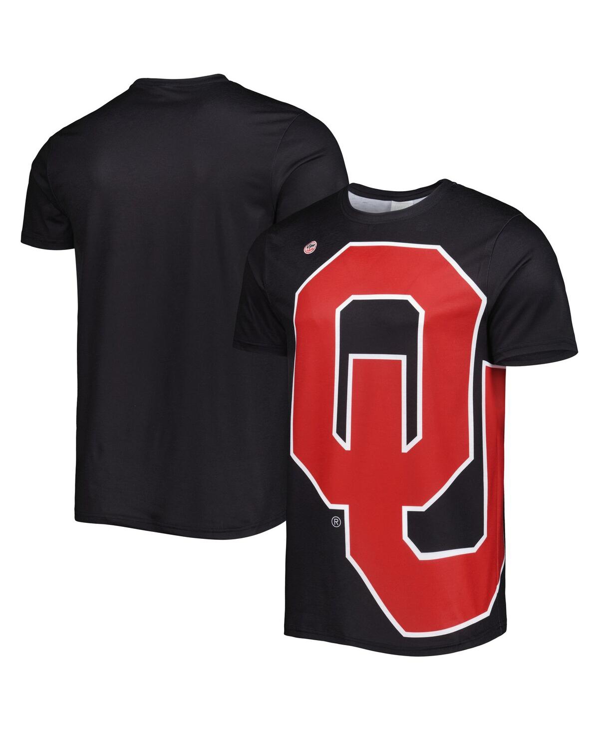 Shop Dyme Lyfe Men's  Black Oklahoma Sooners Big Logo T-shirt