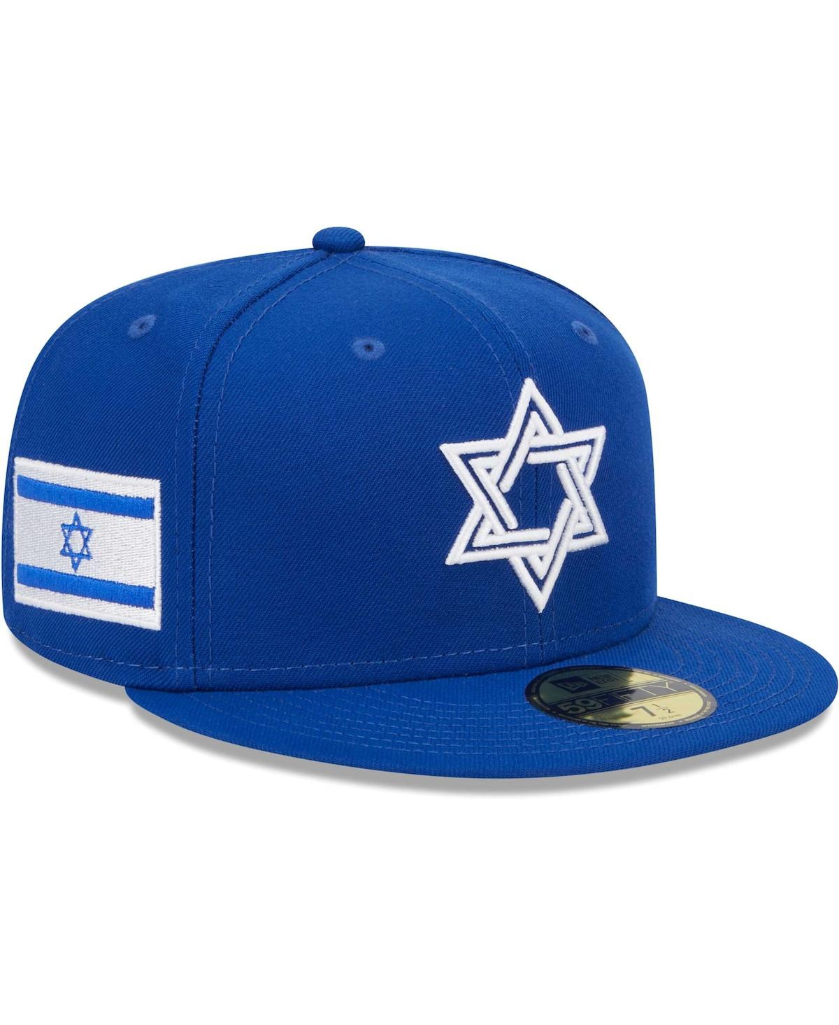 NEW ERA MEN'S NEW ERA BLUE ISRAEL BASEBALL 2023 WORLD BASEBALL CLASSIC 59FIFTY FITTED HAT