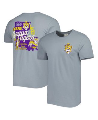 Men's Graphite LSU Tigers Vault State Comfort T-shirt - Macy's
