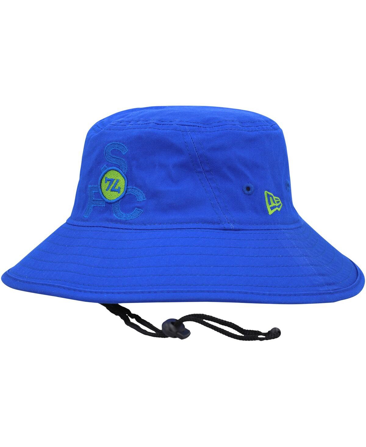Shop New Era Men's  Blue Seattle Sounders Fc Kick Off Bucket Hat