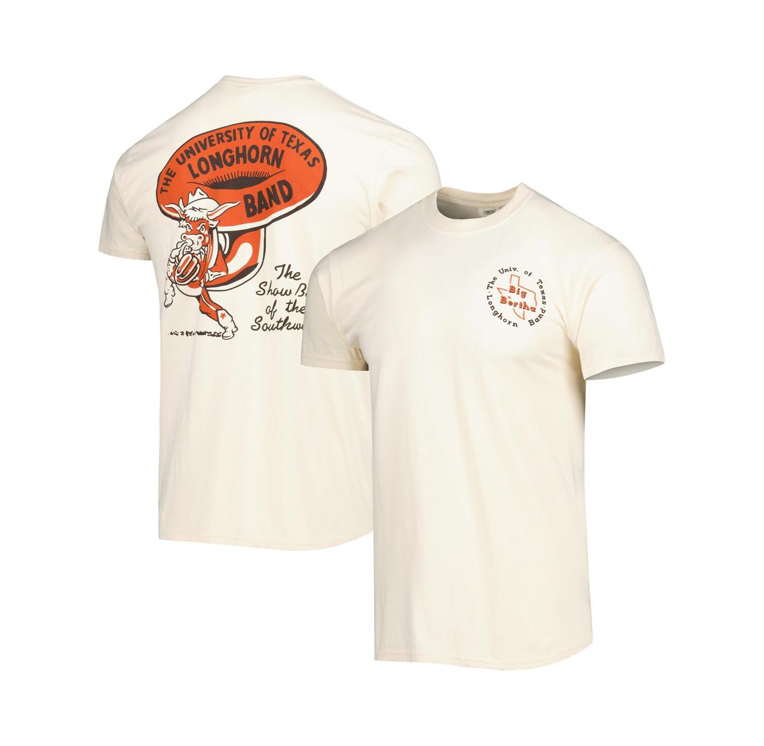 Men's Cream Texas Longhorns Hyperlocal T-shirt