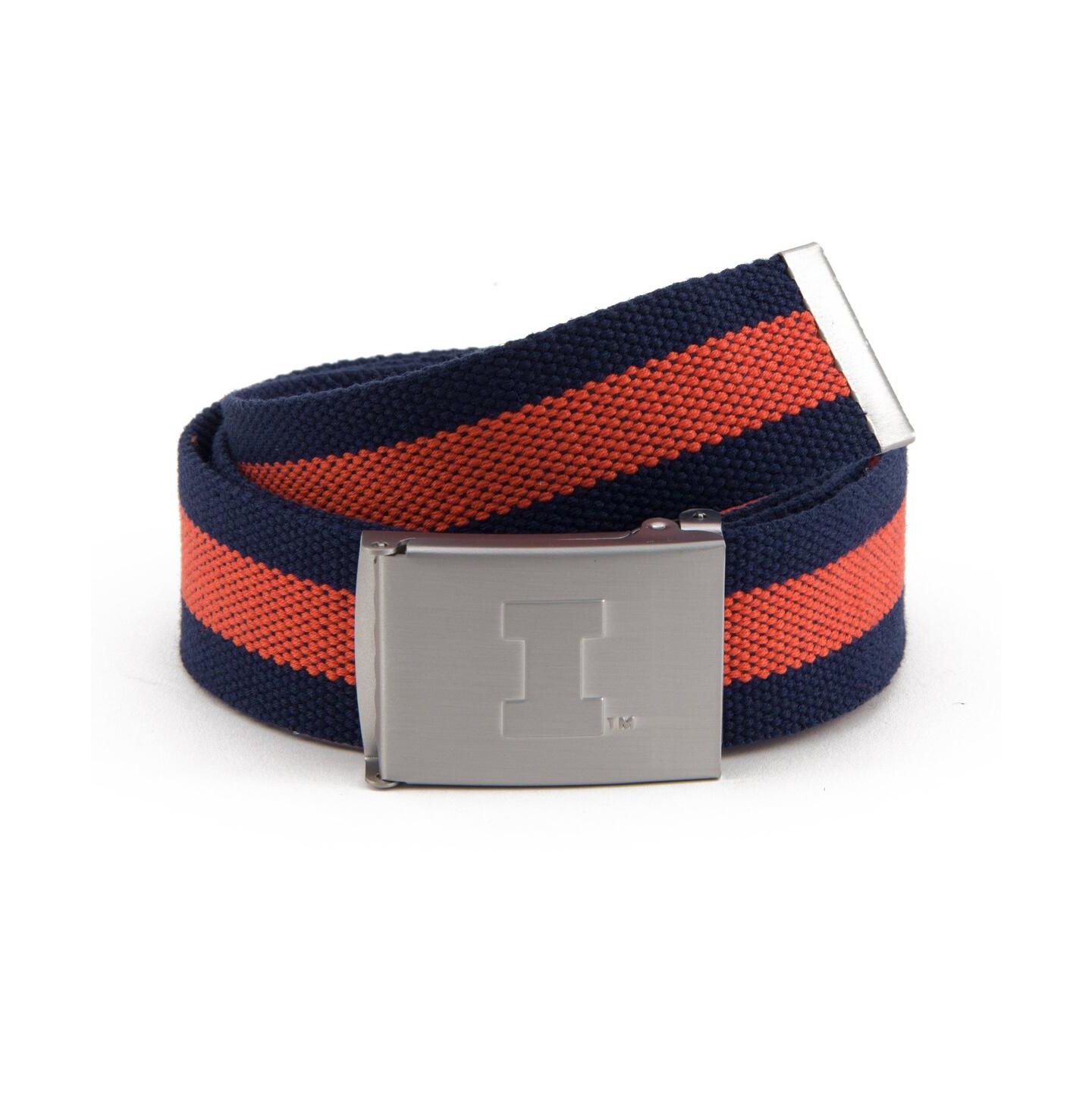 Мужской ремень Eagles Wings Illinois Fighting Illini Fabric Belt — фото 1