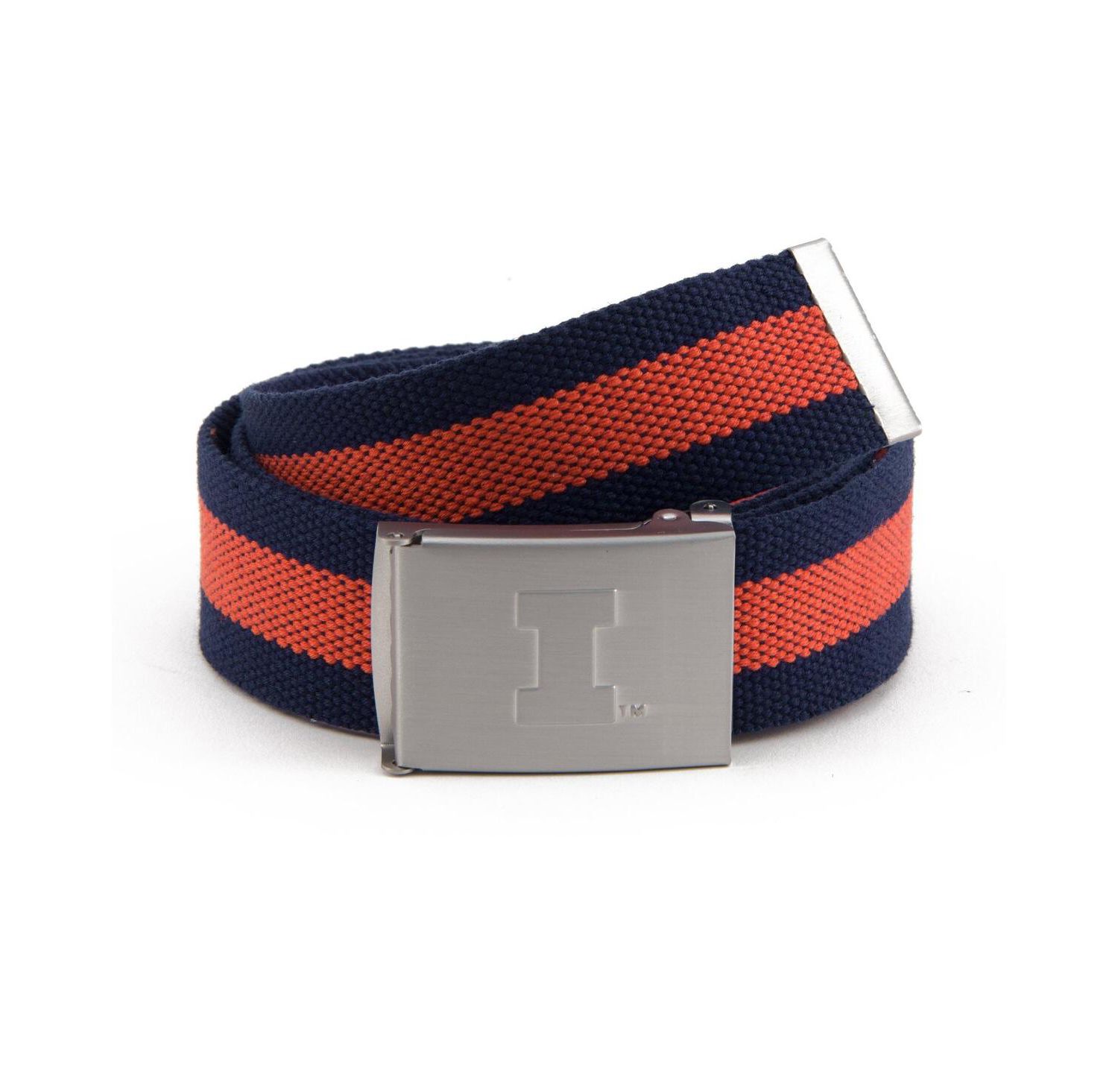 Men's Illinois Fighting Illini Fabric Belt