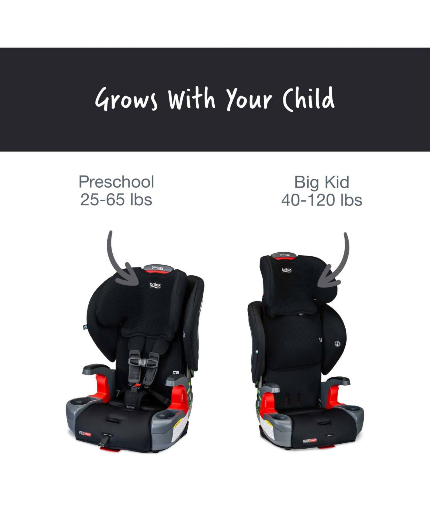 Grow With You Click Tight Harness-2-Booster