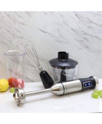 4 in 1 Multipurpose Immersion Hand Blender With Speed Control and Accessories