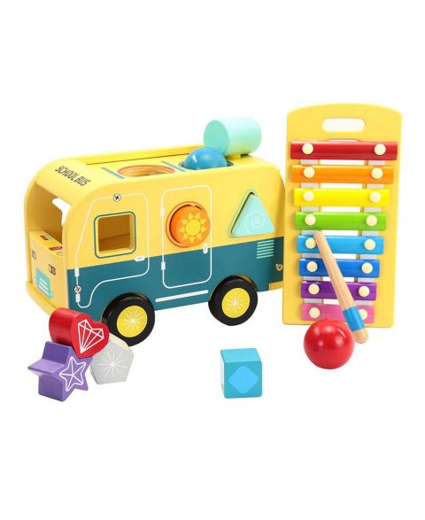 Детская игрушка Leo & Friends School Bus Pound Tap Bench