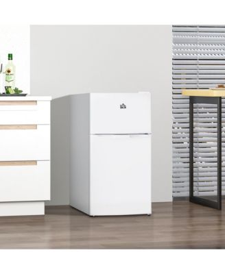 3.2 Cu.Ft Mini Fridge with Freezer and Adjustable Shelf,