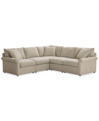 CLOSEOUT! Wrenley 102" 5-Pc. L-Shape Modular Sectional Sofa