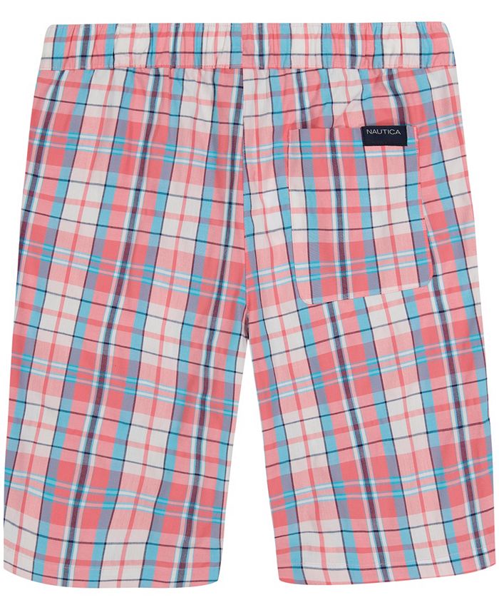 Nautica Little Boys Plaid Pull-On Shorts - Macy's