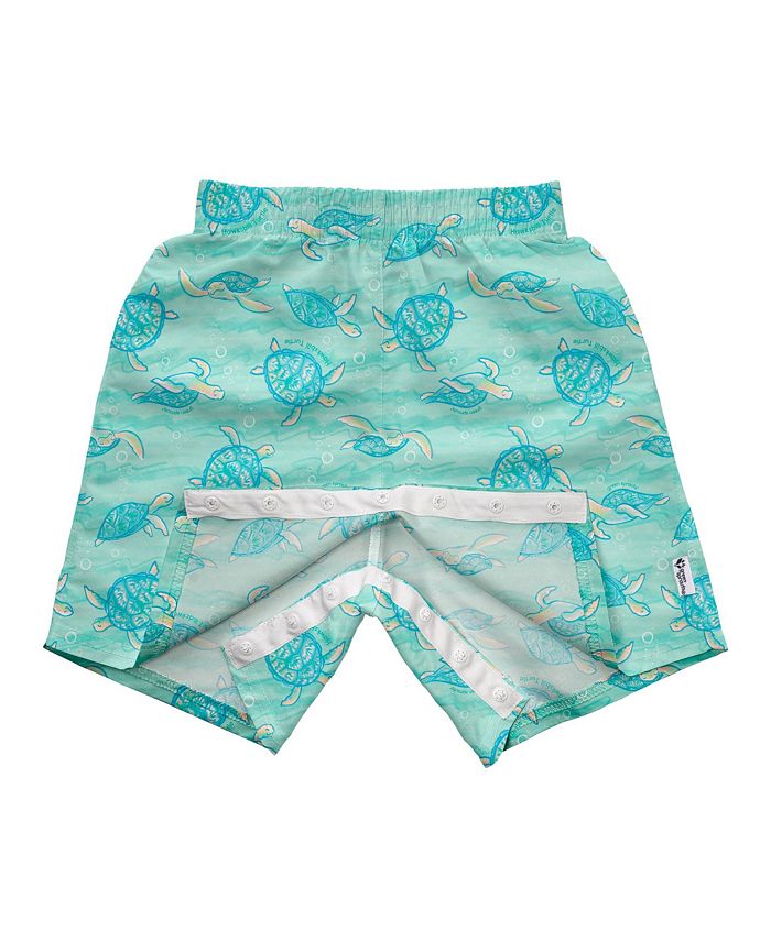 green sprouts Toddler Boys Lightweight Easy-Change Swim Trunks - Macy's