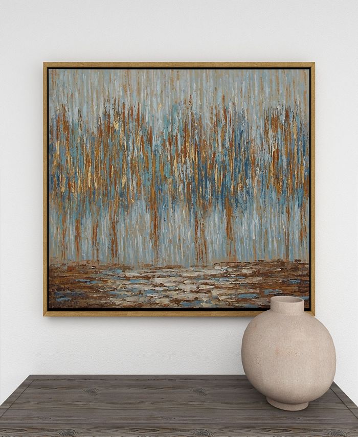 Rosemary Lane Canvas Tree Framed Wall Art with Gold-Tone Frame, 47" x 2 ...