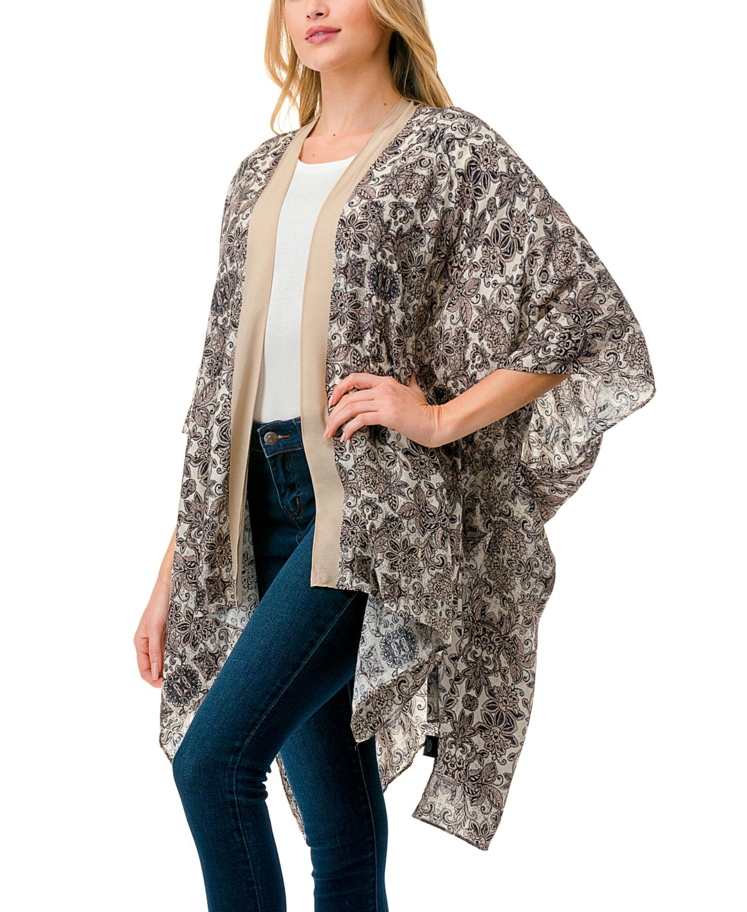 Floral Kimono Cover Up