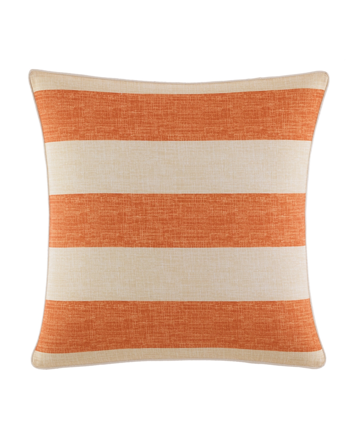 Shop Tommy Bahama Palmiers Cotton Canvas Decorative Pillow, 18"x18" In Apricot