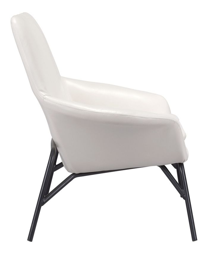 Zuo 33" Steel, Polyurethane Javier Angular Shaped Accent Chair
